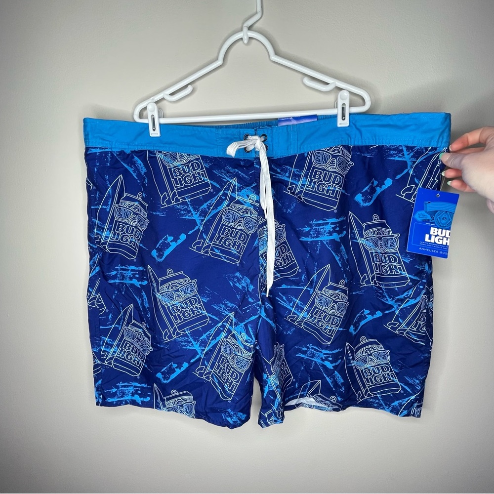 Mens new 3xl xxxl Budlight Bud light‎ swimming trunks